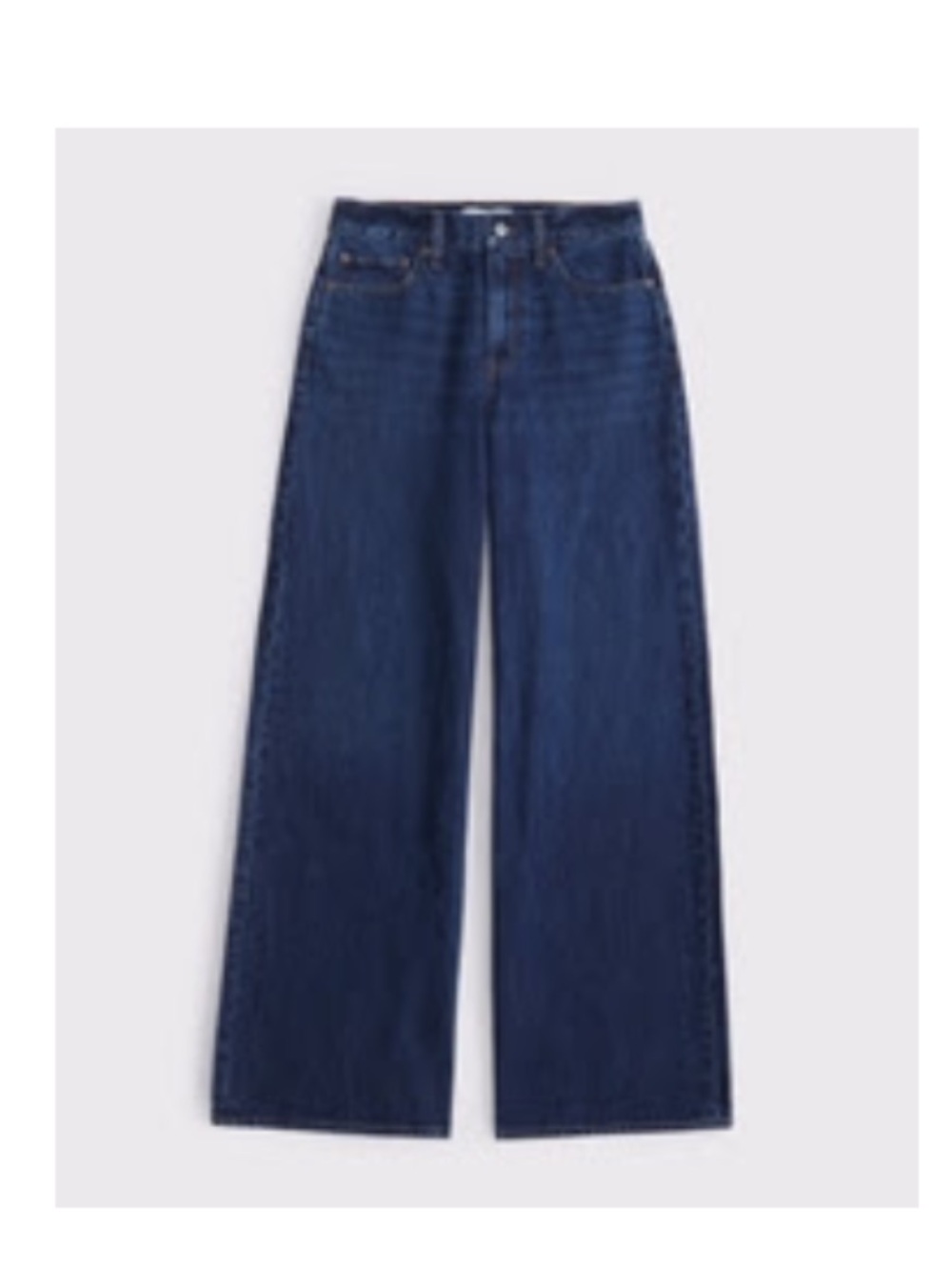 Abercrombie Curve Love High Rise Wide Leg Jean Size 32